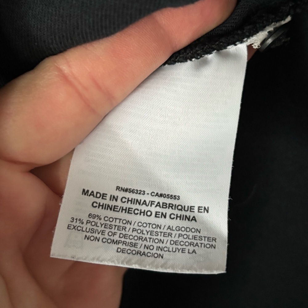 Nike Black Asymmetrical Zip Hooded Jacket | Size S - Picture 10 of 14